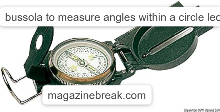 Bussola to Measure Angles Within a Circle