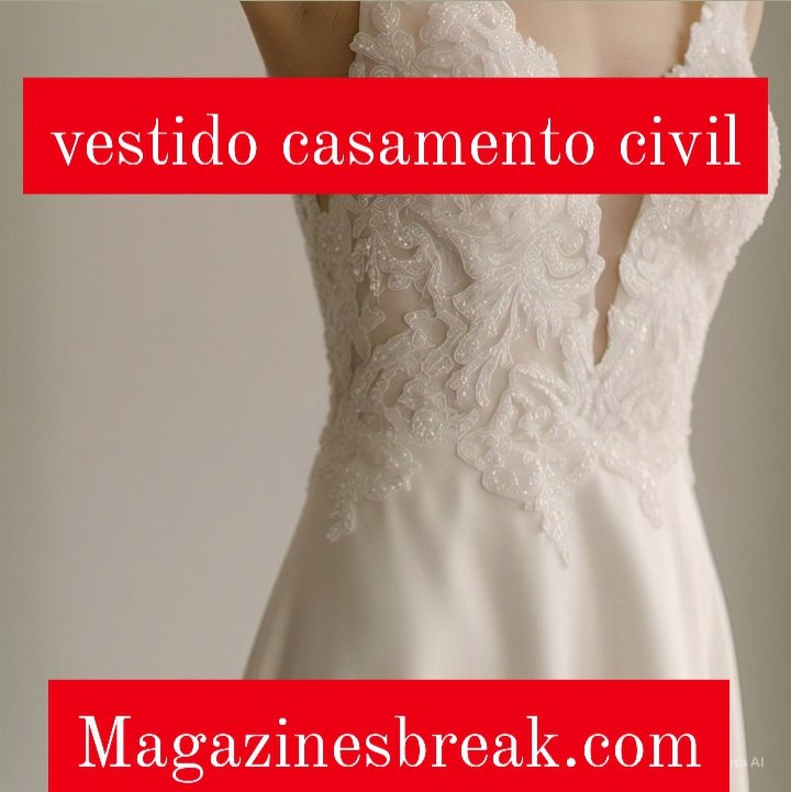 Vestido Casamento Civil