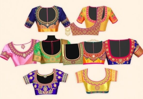 Kerala saree blouse designs